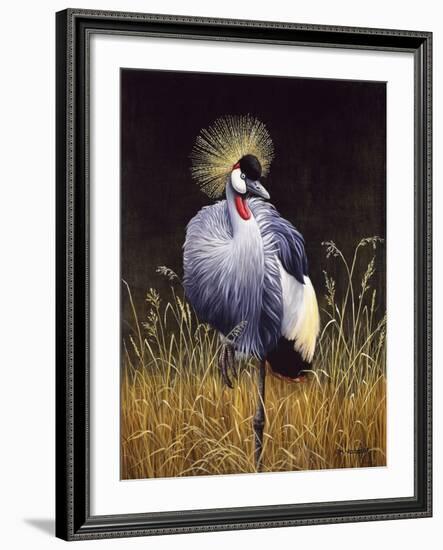 Crowned Crane-Harro Maass-Framed Giclee Print