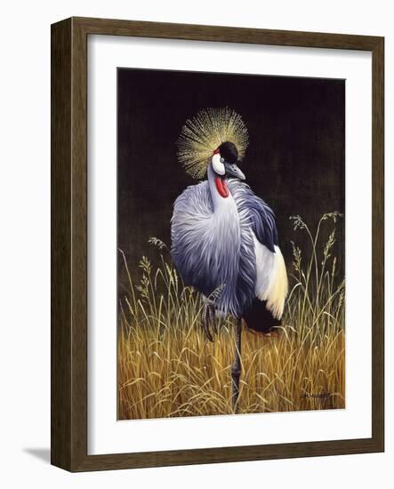 Crowned Crane-Harro Maass-Framed Giclee Print