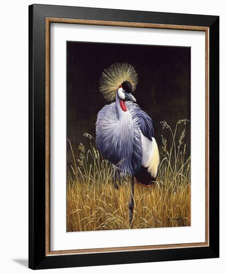 Crowned Crane-Harro Maass-Framed Giclee Print
