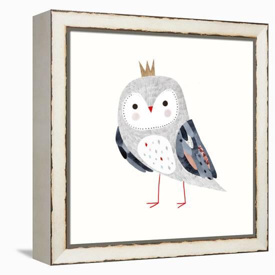 Crowned Critter II-Victoria Borges-Framed Stretched Canvas