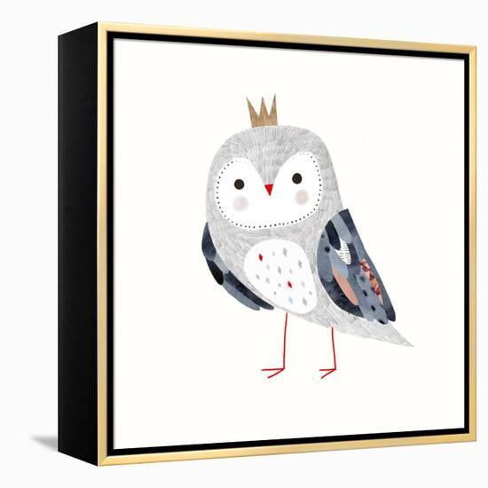 Crowned Critter II-Victoria Borges-Framed Stretched Canvas