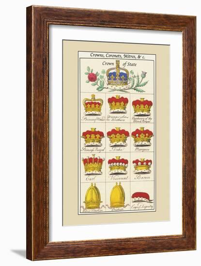 Crowns, Coronets and Mitres-Hugh Clark-Framed Art Print