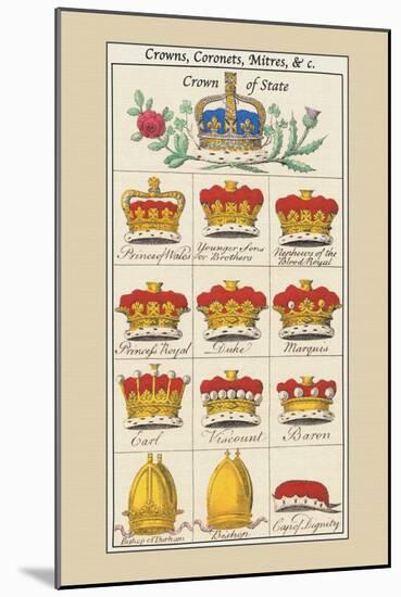 Crowns, Coronets and Mitres-Hugh Clark-Mounted Art Print