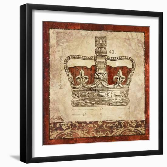 Crowns I-Elizabeth Medley-Framed Art Print