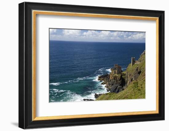 Crowns Mine, Botallack, West Penwith, Cornwall, West Country, England-Peter Barritt-Framed Photographic Print