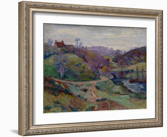 Crozant, Pont Charraud, 1903 (Oil on Canvas)-Jean Baptiste Armand Guillaumin-Framed Giclee Print