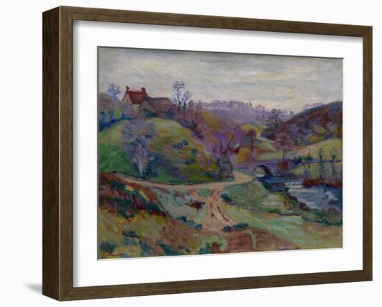 Crozant, Pont Charraud, 1903 (Oil on Canvas)-Jean Baptiste Armand Guillaumin-Framed Giclee Print