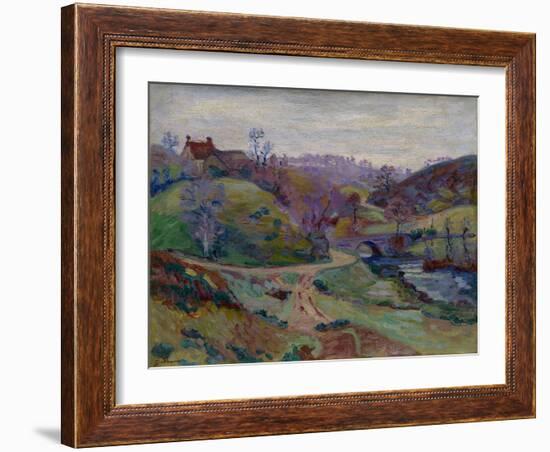 Crozant, Pont Charraud, 1903 (Oil on Canvas)-Jean Baptiste Armand Guillaumin-Framed Giclee Print