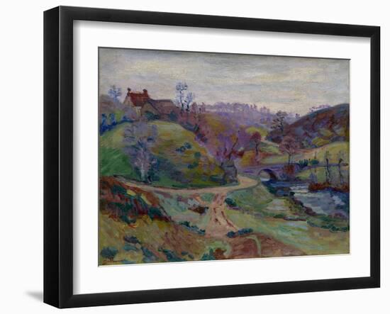 Crozant, Pont Charraud, 1903 (Oil on Canvas)-Jean Baptiste Armand Guillaumin-Framed Giclee Print