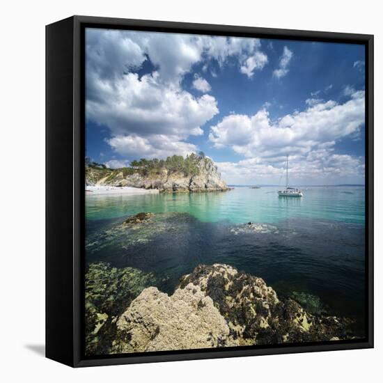 Crozon Paradise-Philippe Manguin-Framed Stretched Canvas