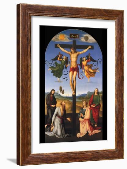 Crucified Christ-Raphael-Framed Art Print