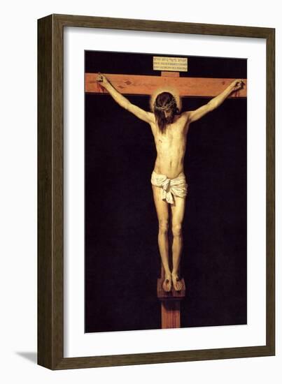 Crucified Christ-Diego Velazquez-Framed Art Print