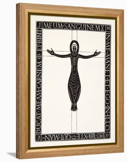 Crucifix, 1919-Eric Gill-Framed Premier Image Canvas