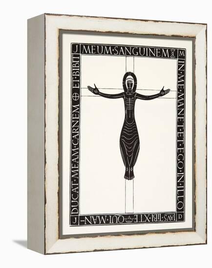 Crucifix, 1919-Eric Gill-Framed Premier Image Canvas