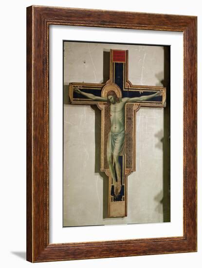 Crucifix from the Chapel of Isotta Degli Atti, circa 1312-Giotto di Bondone-Framed Giclee Print