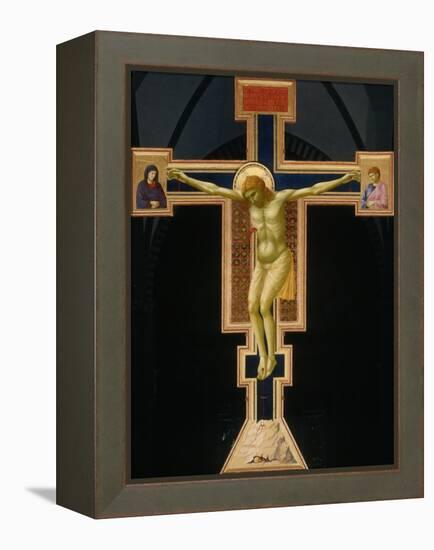 Crucifix-Giotto di Bondone-Framed Premier Image Canvas