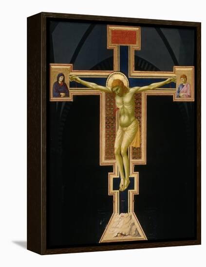 Crucifix-Giotto di Bondone-Framed Premier Image Canvas