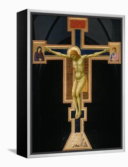 Crucifix-Giotto di Bondone-Framed Premier Image Canvas