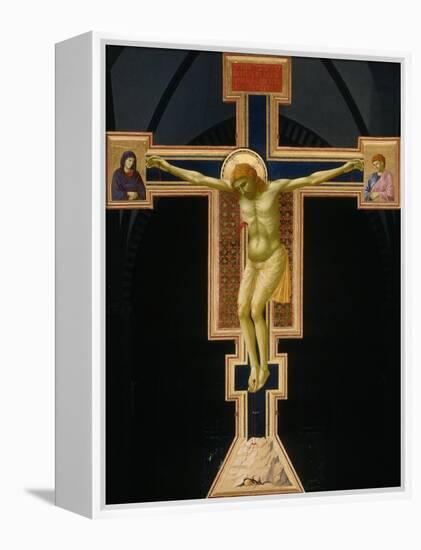 Crucifix-Giotto di Bondone-Framed Premier Image Canvas