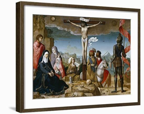 Crucifixion, 1509-1518-Juan de Flandes-Framed Giclee Print