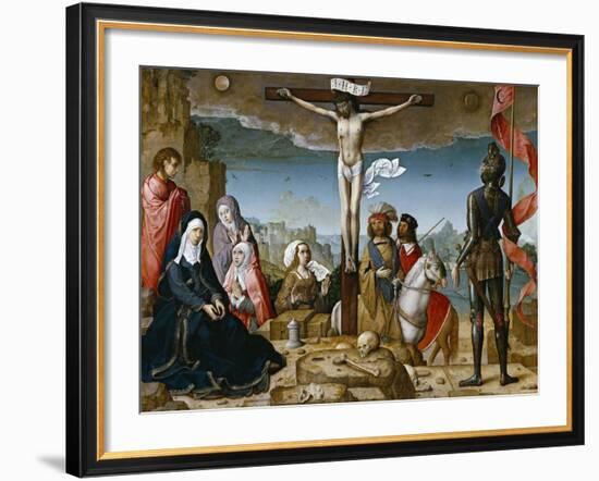 Crucifixion, 1509-1518-Juan de Flandes-Framed Giclee Print