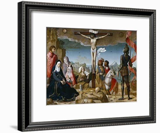 Crucifixion, 1509-1518-Juan de Flandes-Framed Giclee Print