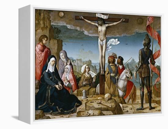 Crucifixion, 1509-1518-Juan de Flandes-Framed Premier Image Canvas
