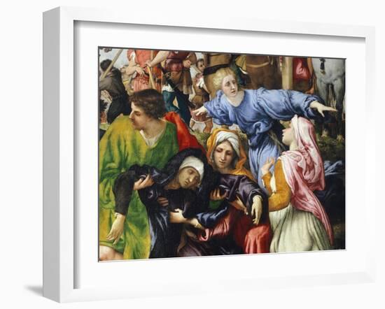 Crucifixion, 1531-Lorenzo Lotto-Framed Giclee Print