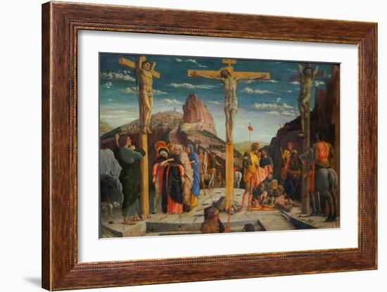 Crucifixion, 1557-60-Andrea Mantegna-Framed Giclee Print