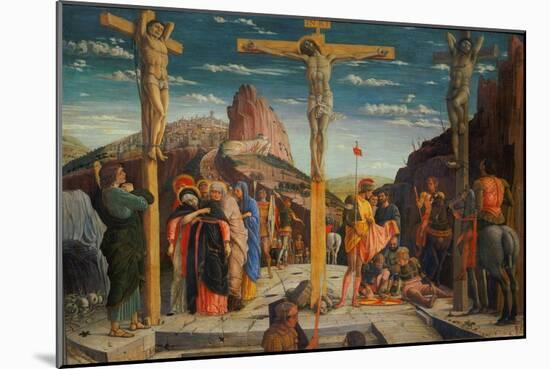 Crucifixion, 1557-60-Andrea Mantegna-Mounted Giclee Print