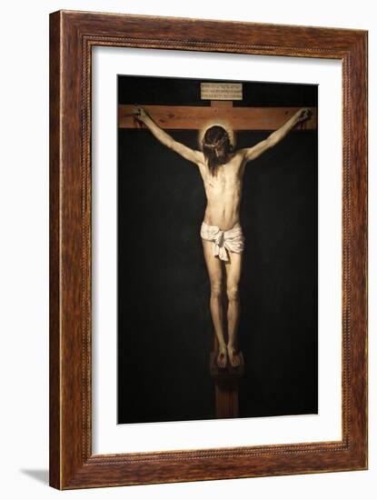 Crucifixion, 1632 (Oil on Canvas)-Diego Rodriguez de Silva y Velazquez-Framed Giclee Print