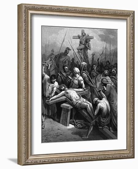 Crucifixion, 1866-Gustave Doré-Framed Giclee Print