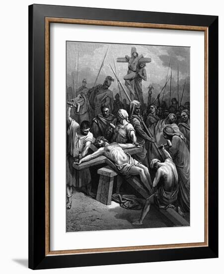 Crucifixion, 1866-Gustave Doré-Framed Giclee Print