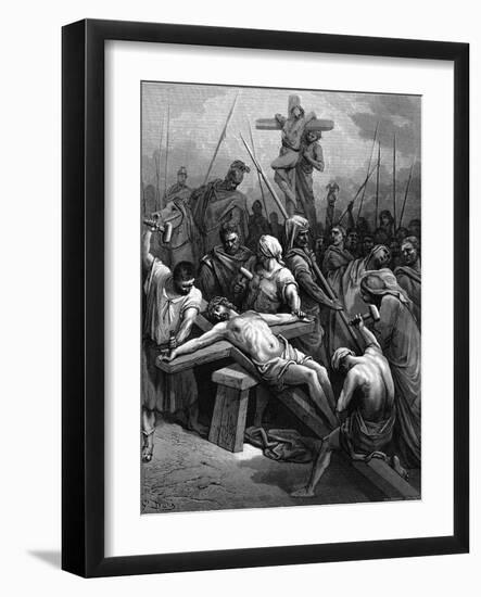 Crucifixion, 1866-Gustave Doré-Framed Giclee Print