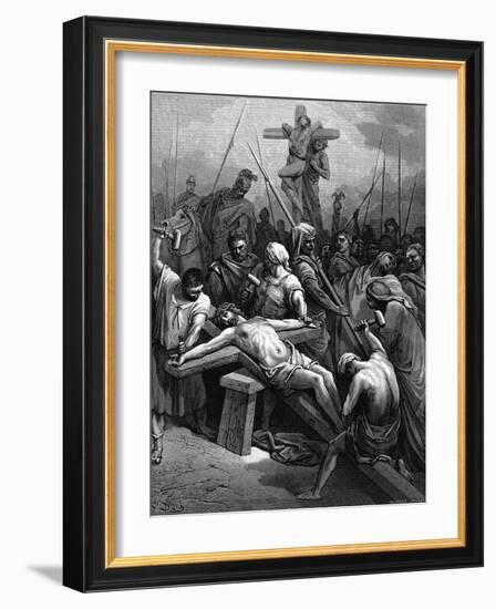 Crucifixion, 1866-Gustave Doré-Framed Giclee Print