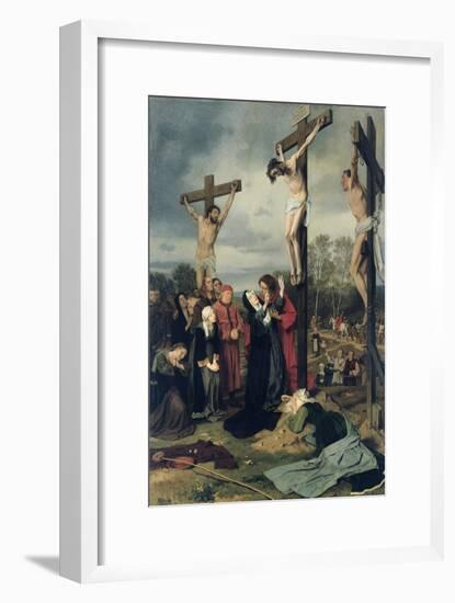 Crucifixion, 1873-Eduard Karl Franz von Gebhardt-Framed Giclee Print