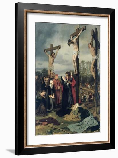 Crucifixion, 1873-Eduard Karl Franz von Gebhardt-Framed Giclee Print