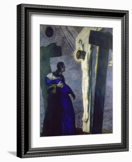 Crucifixion, 1913-Franz von Stuck-Framed Giclee Print