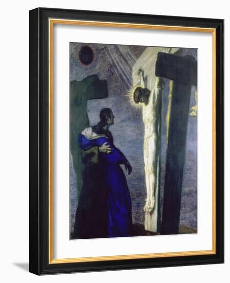 Crucifixion, 1913-Franz von Stuck-Framed Giclee Print