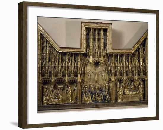 Crucifixion Altarpiece-null-Framed Giclee Print