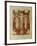 Crucifixion and the Four Evangelists, Miniature from the Psalter of Saint Germain Des Pres-null-Framed Giclee Print