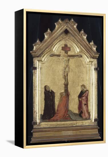 Crucifixion avec Madeleine, la Vierge et saint Jean-null-Framed Premier Image Canvas