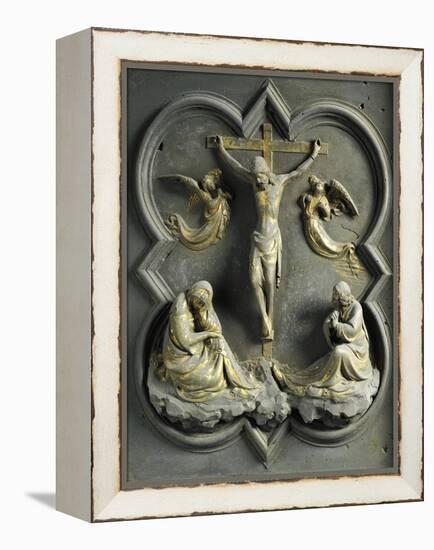 Crucifixion, Bronze Panel-Lorenzo Ghiberti-Framed Premier Image Canvas