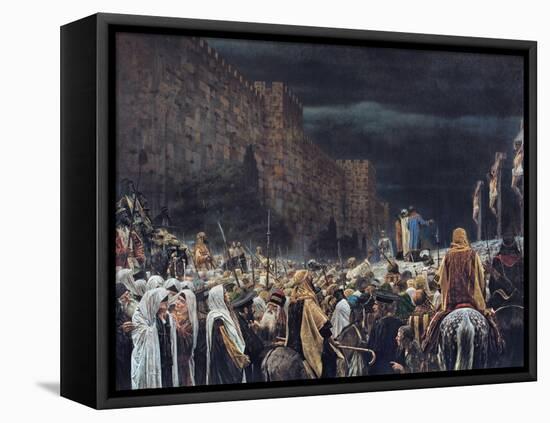 Crucifixion by the Romans, 1887-Vasili Vasilievich Vereshchagin-Framed Premier Image Canvas