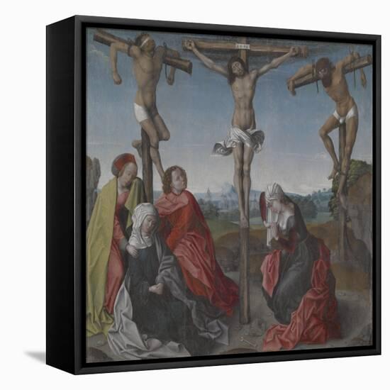 Crucifixion, C.1500-Rogier van der Weyden-Framed Premier Image Canvas