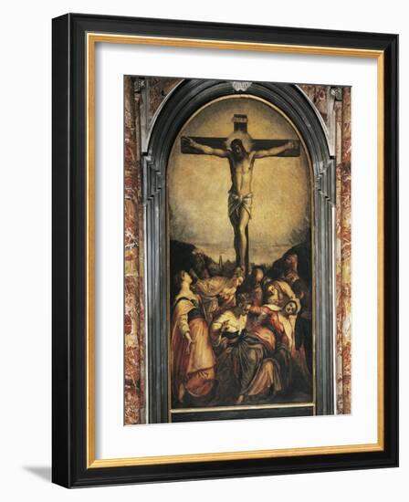 Crucifixion, c.1565-Jacopo Robusti Tintoretto-Framed Giclee Print