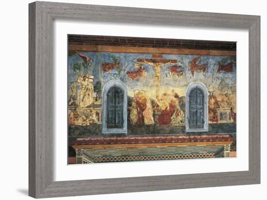 Crucifixion, Fresco-Andrea Del Castagno-Framed Giclee Print