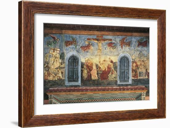 Crucifixion, Fresco-Andrea Del Castagno-Framed Giclee Print