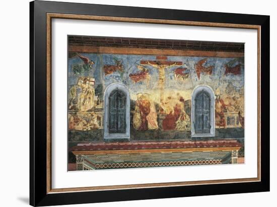 Crucifixion, Fresco-Andrea Del Castagno-Framed Giclee Print