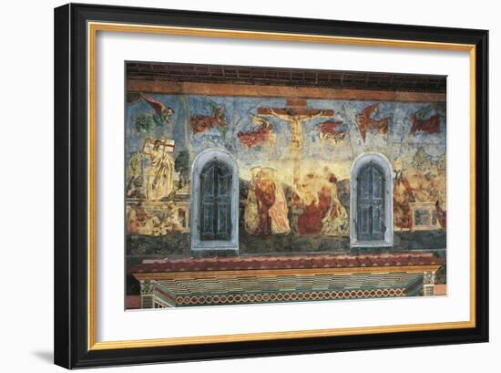 Crucifixion, Fresco-Andrea Del Castagno-Framed Giclee Print